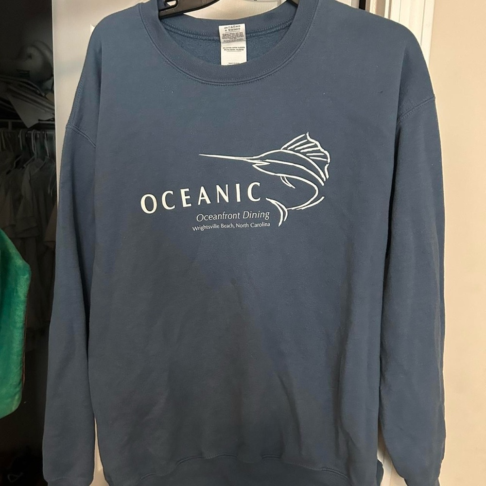 Gildan Blue Crewneck Men's Sweater